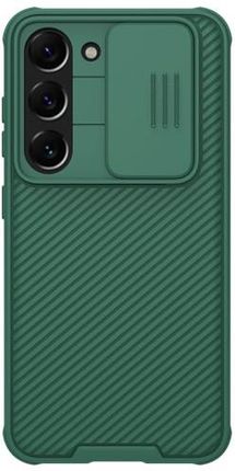 Etui z ochroną aparatu Nillkin CamShield Pro do Samsung Galaxy S23 Plus, zielone