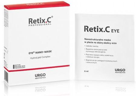Retix.C Eye Nanostrukturalna Maska W Płacie 5x6ml
