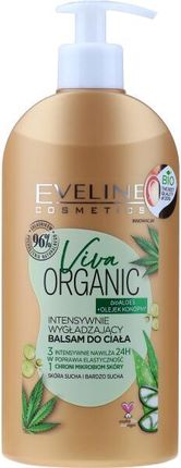 Eveline Cosmetics Viva Organic Body Balm Intensywnie Wygładzający Balsam Do Ciała 3 W 1 Skóry Suchej I Bardzo 350 ml