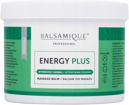 Balsamique  Energy Plus Balsam Do Masażu Ziołowy 500 ml