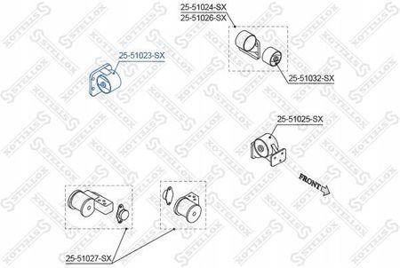 Stellox Poduszka Silnika Mocowanie Hyundai Accent 1316