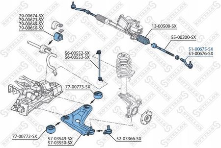 Stellox Końcówka Drążka Kierowniczego Peugeot 207 14 16