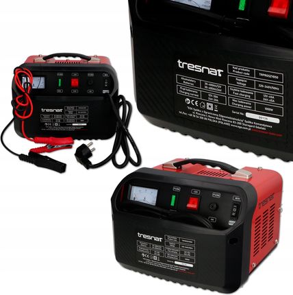 Tresnar Prostownik Samochodowy Akumulatorowy 12 24V 45A