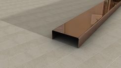 Zdjęcie EVISO ELITE PROFIL STANDARD BRONZE 10 - LISTWA DEKORACYJNA - Praszka