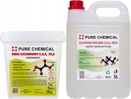 Pure Chemical Kwas Szczawiowy 5Kg Gliceryna 6 25Kg Na Warroze