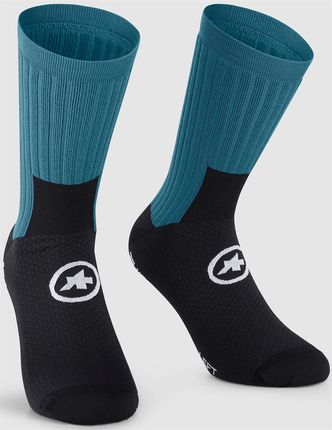 Assos Skarpetki Trail Socks T3 Czarny Niebieski