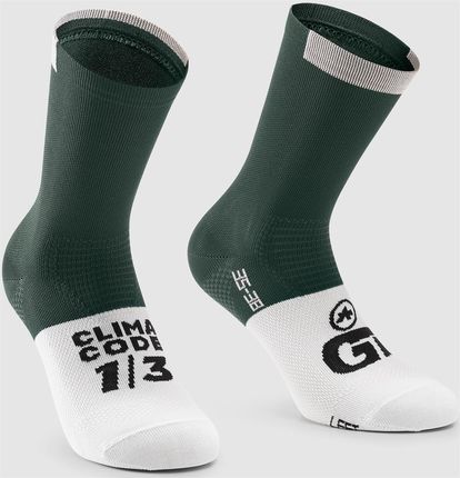Assos Skarpetki Gt Socks C2 Biały Zielony