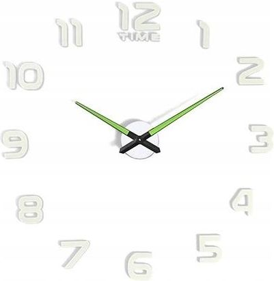 Ikonka Zegar Ścienny Fluorescencyjny Świecący Nowoczesny (Kx7442)