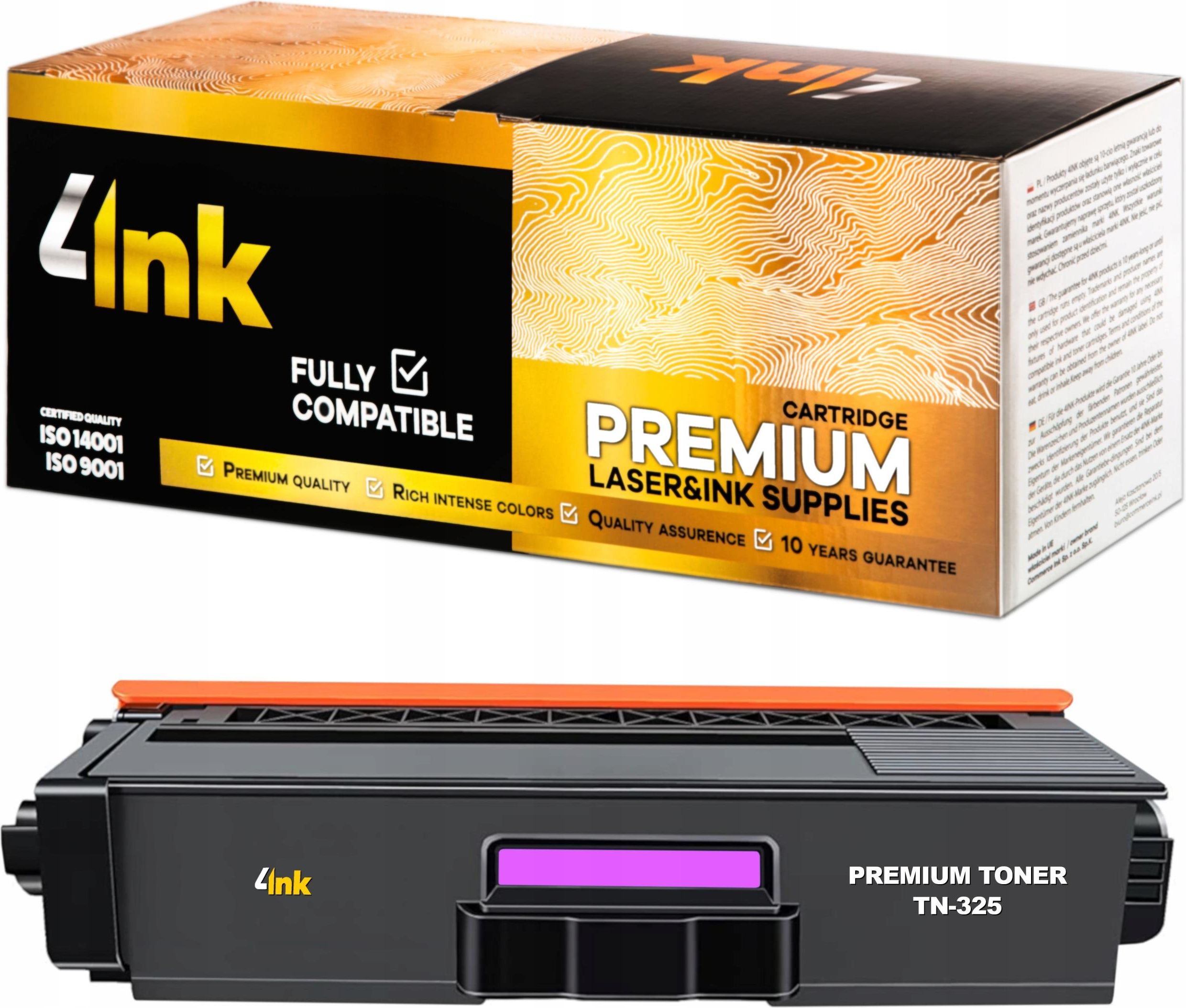 4X Toner Di Ricarica Per Brother Mf 9460 9465 9560