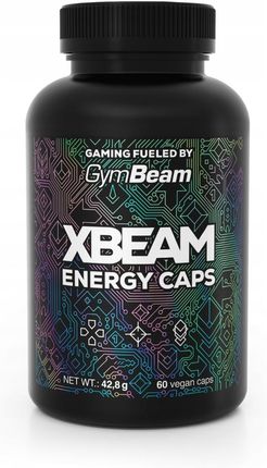 Kapsułki Gymbeam Xbeam Energy Suplement Dla Graczy 60 szt.