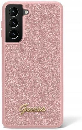 Guess Guhcs23Lhggshp S23 Ultra S918 Różowy/Pink Tworzywo Sztuczne