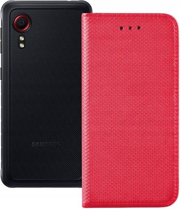 Etui S-Magnet Do Samsung Galaxy Xcover 5 Czerwony Czerwony