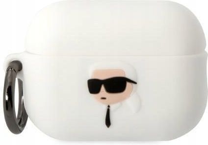 Karl Lagerfeld Airpods Pro 2 Cover Biały/White Tworzywo Sztuczne