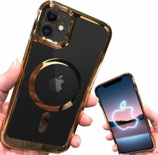 Etui Do Iphone 11 Magsafe Plating Case Złoty
