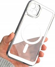 Etui Chromowane Magsafe Do Iphone 14 Srebrny