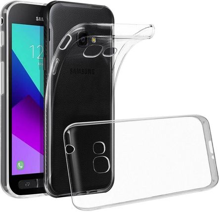 Etui Do Samsung Xcover 4 4S Przezroczyste +Szkło Tworzywo Sztuczne