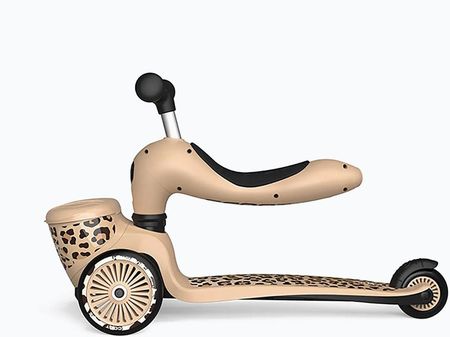 Scoot & Ride Highwaykick 1 Lifestyle Jeździk i Hulajnoga 2w1 Leopard - zdjęcie 4