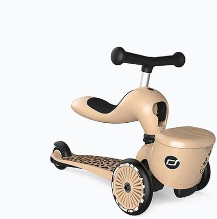 Scoot & Ride Highwaykick 1 Lifestyle Jeździk i Hulajnoga 2w1 Leopard - zdjęcie 6