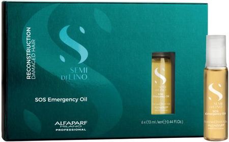 Alfaparf  Semi Di Lino Sos Emergency Oil Olejek Do Włosów 6 x 13 ml