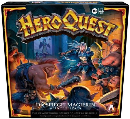Hasbro Gaming Avalon Hill Heroquest The Mage of the Mirror Quest Expansion Pack Wersja angielska F7539