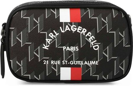 Torebka na pasku Karl Lagerfeld 10 czarne,gray torebki 225W3008