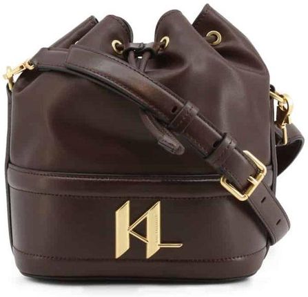 Torebka na ramię Karl Lagerfeld 2 saddleBrązowe torebki 225W3089