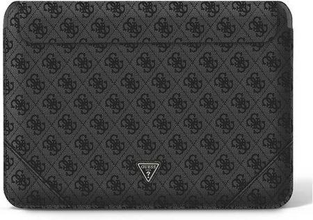 Guess Sleeve GUCS14P4TK 13/14" czarny/black 4G Uptown Triangle logo
