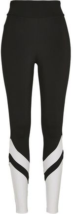 Urban Classics Arrow damskie legginsy z wysokim stanem, czarne - Rozmiar:3XL