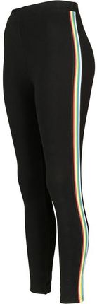 Urban Classics Multicolor Side damskie legginsy, czarne - Rozmiar:S