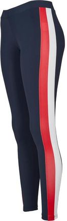 Urban Classics Side Stripe damskie legginsy, navy - Rozmiar:3XL