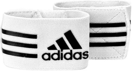 Opaski na getry szerokie adidas 2szt (kolor Biały, rozmiar N/A)