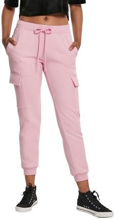 Urban Classics Cargo damskie spodnie dresowe, różowe - Rozmiar:L