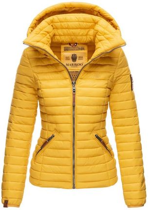 Marikoo LOWENBABY Damska przejściowa kurtka z kapturem, żółta - Rozmiar:L