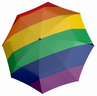 Parasol damski składany Doppler Art Collection Pride Rainbow