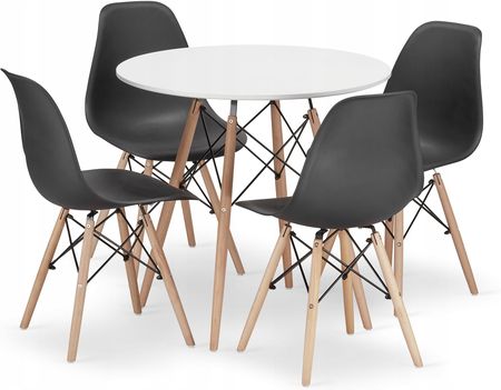 Muf-Art Stół 4 Krzesła Nowoczesny Skandynawski Styl C3D515F9-4B69-405E-B180-C738671Cb249