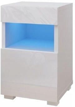 Zakład Stolarski Andrzej Prokopczyk Szafka Nocna 30 Połysk Led Szuflada ...