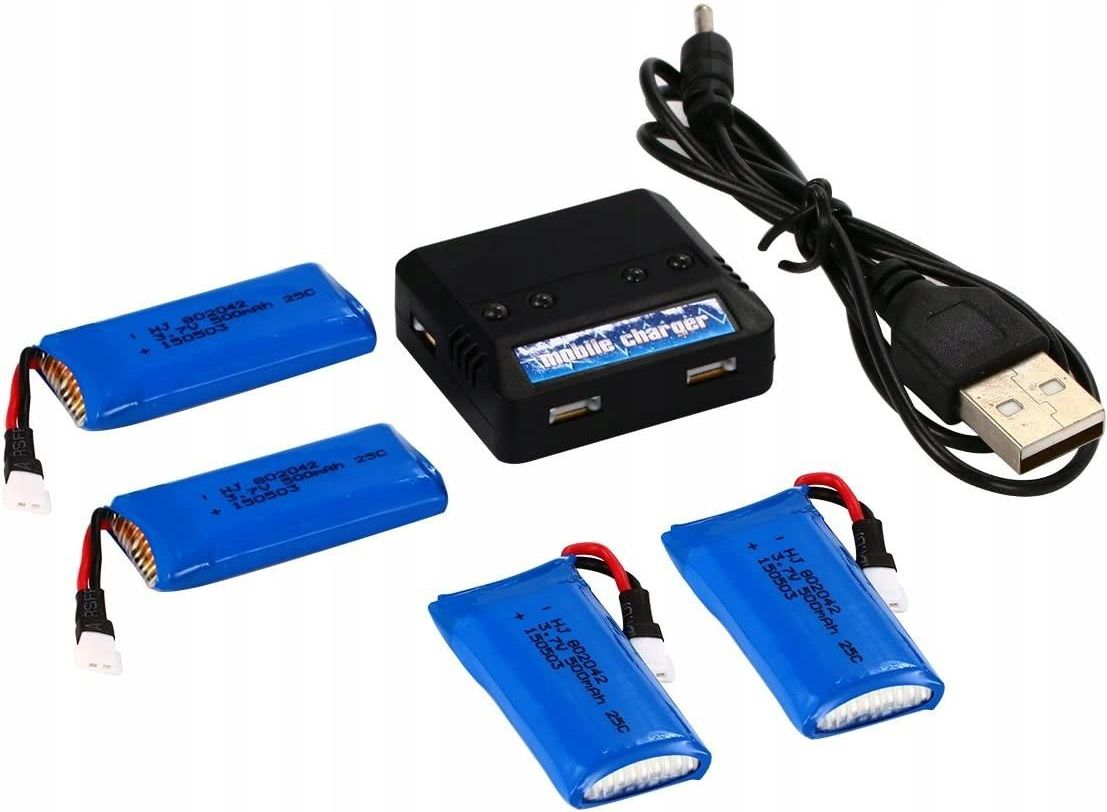 5 STKS 3.7 V 800 MAh Li Batterij, 802540 RC Drone Batterij Vervanging UAV Backup Lipo Batterij voor SYMA X5C X5C 1 X5 X5SC X5SW M68 K60 HQ 905 CX30 RC Quadcopter