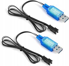 2 Stk Ładowarki Usb Sm-2P 250Mah 6V Ni-Mh Baterie B09SVDPY26
