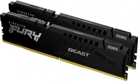 Pamięć RAM Kingston Fury Beast Black DDR5 64GB 5200MHz CL36 (KF552C36BBEK264)