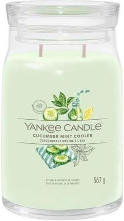 Yankee Candle Signature Cucumber Mint Cooler Świeca Duża 567g