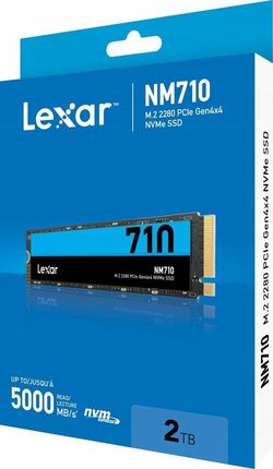 Dysk 2TB - i Opinie na NM710 Lexar (LNM710X002TRNNNG) SSD ceny M.2