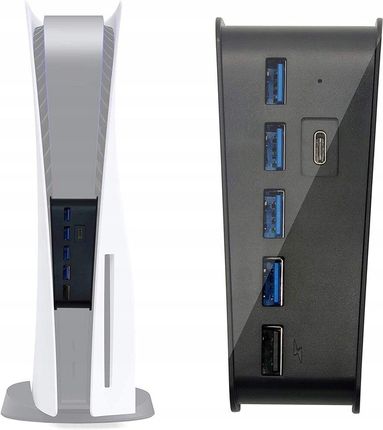KJH Hub rozdzielacz 5x USB 2.0 USB-C do PS5 (KJH-P5-008)