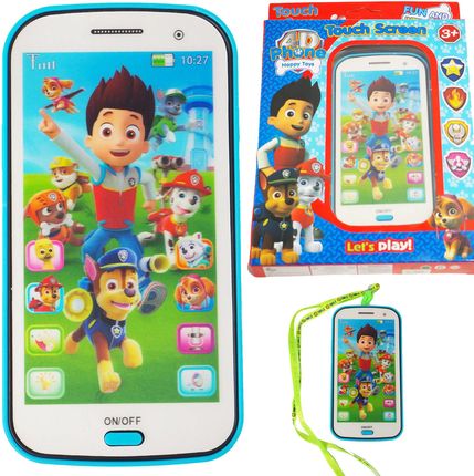 Toys Psi Patrol Telefon Dotykowy 3D Smartfon Świeci Gra