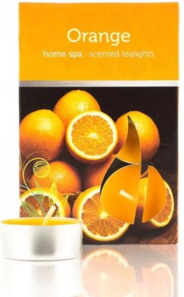 Świeczki Zapachowe Podgrzewacze Tealight Pomarańcza