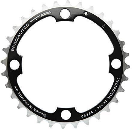 Externe racefietsblad Specialités TA Alizé 130 mm zwart zilver