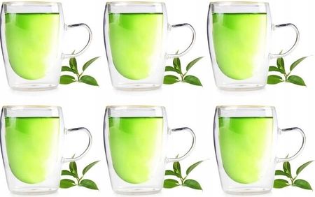 Sokomedica Szklanki Termiczne Zestaw X6 Do Kawy Herbaty 300Ml (880704Bo)