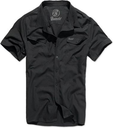 Brandit Roadstar koszula z krutkim rękawem, czarna - Rozmiar:3XL