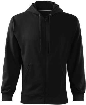 Malfini Trendy Zipper bluza męska, czarny, 300g/m2 - Rozmiar:S