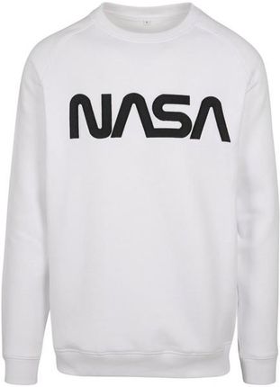NASA EMB Crewneck bluza męska, biała - Rozmiar:XL