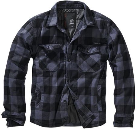 Brandit Lumberjacket kurtka, szaro-czarna - Rozmiar:XL
